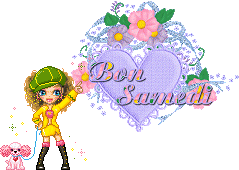 Gif animé Bon samedi fille